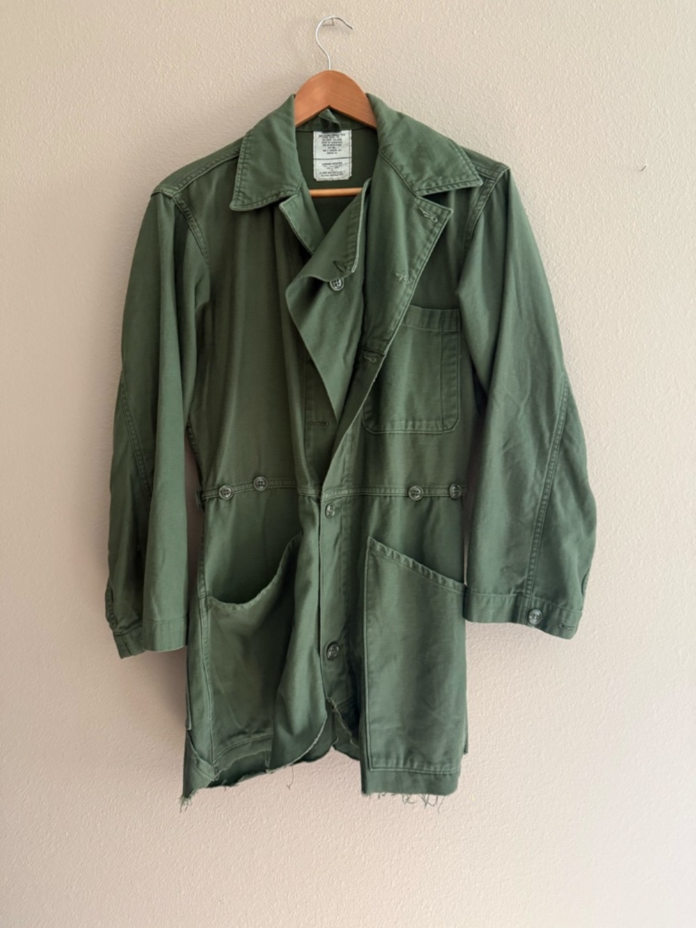 Upcycled Coverall Jacket Patchwork Boho Women’s S - Picture 2 of 9